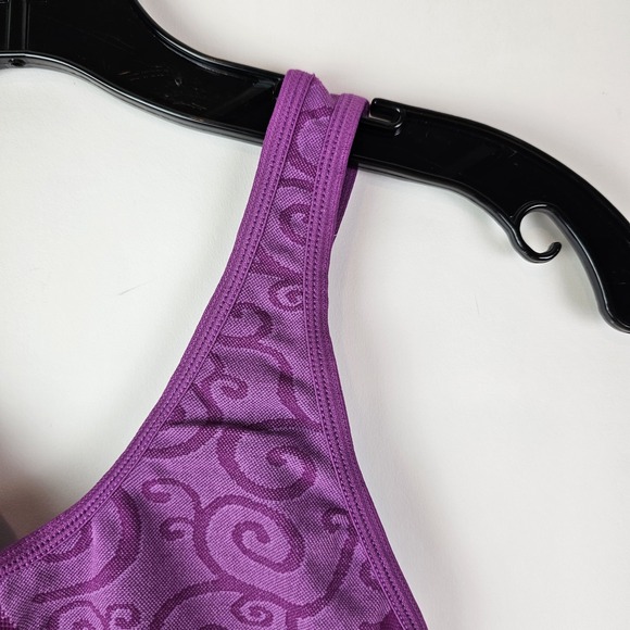 Rhonda Shear Seamless Original Ahh Comfort Bra New NWOT Small Wireless Purple - Picture 3 of 4